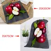 Towel Fruit Red Apple Towels Size 35x35cm 35x75cm Square Rectangle Printing Cotton Face Fabric Custom Logo