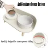 Supplies NEW Double Cat Bowl Dog Bowl Pet Feeding Water Bowl Cat Puppy Feeder Product Supplies Pet Food And Water Bowls For Dogs