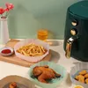 Silikon-Luftfritteusen, Backformen, Ofen-Backblech, Pizza, gebratenes Huhn, Airfryer, Silikonpfannen, wiederverwendbarer Air-Fryer-Pfanneneinsatz, T9I002579