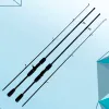 Canne 1.68m 1.8m Spinning Casting Canna da pesca in carbonio 210g 2 sezioni Canne per pesce persico Orata Trota Luccio Pesca Gioco leggero Jigging lento