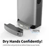 AIKE Automatic Hand Dryer for Bathroom Jet Hand Dryer with HEPA Filtered Vertical Slim Compact High Speed Wall Dryers 1400-1750W 240228