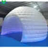 Toptan Orijinal Özel Dev LED Şişirilebilir Kubbe Çadır Büyük Opennings Hava Karakolağı Açık Icegloo Ev Çadır Parti Düğünü İçin