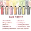 オリジナルBANG PI10000 PUFF BNAG 10000 10K PUFF DOSELABLE Electronic Tigablette HIT BAR 10K VAPE PEN 15ML 850MAH充電式メッシュコイル10フレーバー0％2％3％5％BANG VAPE 1000000