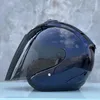 Capacetes de motocicleta ECE aprovado capacete de segurança de corrida temporada de verão mulheres e homens casco casco SZ-Ram4 azul brilhante metade