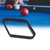 9 Balls Professional Billiards Triangle Racks Wear-resistant Black Sports Plastic Practical Accessory Smooth Pool Table Durable 240219