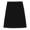 Neihe Thirteen Rows 2024 Oirt Spring New Retro Miduter Mid Skirt Half Skirt Women's K068