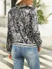 Jackets Women Sequin Bomber Jacket Loose Stand Collar 2023 Spring Autumn Ladies Casual Velour Coat Zip Up Baseball Jacket Outwear