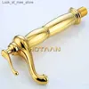 Bathroom Sink Faucets Bathroom high basin faucet gold brass mixer solid copper luxury European style faucet torneiras para banheiro crane YT-5062 Q240301