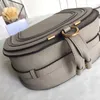 7A Qualité Designer Sac de selle gris Marcie Cuir Crossbody Sac à bandoulière en peau de vache Femmes Sac à main à pompon Véritable Cuir Luxurys Top Qualité Sac à main