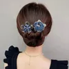 Lazy Hairpin Tool Diadema Rodillo Rizador de pelo Donut Bun Maker Mujeres Arco Conejo Oreja Mágico Peinado Anillo Accesorios Twisted 240220