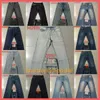 Fashionstraightleg 바지 18SS 새로운 진정한 탄력적 청바지 남성 Robin Rock Revival Jeans Crystal Studs Denim Pants 디자이너 바지 진정한 종교 남성