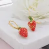 Designer Viviennes Westwoods Vivenne Westwoods smycken Hög version Empress Dowager Vivienne Vivienne lyxig och lyxig Leonela Small Strawberry Necklac