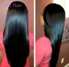 Glueless Full Lace Wigs Silt Straight Brazilian Malaysian Peruian Indian Virgin Hair Full Lace Front Human Hair Wigs Lace Wigs7835053757