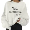 Damen-Kapuzenpullover, Damen-Sweatshirt mit Buchstaben-Aufdruck, lässig, Rundhalspullover, lockeres Hemd, durchgehender Reißverschluss, Trainingsoberteil, Fuzzy-Fleece, 3-teilig