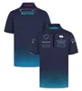 F1 Racing Mens Team Jersey T-shirt Formule 1 Pilote Polos T-shirt Été Fans De Course Zip Tops Unisexe Grande Taille T-shirt Personnalisé
