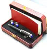Luxury Christmas Gift Pen Carts Branding Metal Ballpoint Pen Office Writing Ball Pens Can Select With Man Shirt Cufflinks And Or3715963