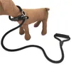 Coleiras para cães Pet Fur Nylon Anti Slip Estrangulação Corrente Coleira Ajustável Treinamento Caminhada Corda de Tração Suprimentos de Saída