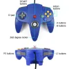 Gamepads controlador com fio joypad para gamecube joystick acessórios de jogo para nintend n64 console de jogo para computador controlador gamepads