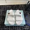 Piattaforma trigonometrica Slide in stile vacanza Muli di paglia a maglia pannelli Slifori Ladie Sandals da spiaggia Casual Slil su scarpe piatta Slimpo