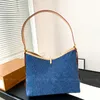 Sac de créateur vintage Denim sacs femmes fourre-tout sacs à main de luxe mode sac à bandoulière bleu Denim messager sacs à main