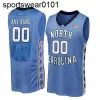 Baskettröjor Custom North Carolina Tar Heels UNC College Basketball Jersey Harris 2 Cole Anthony 5 Armando Bacot Robinson Rush Francis Any Name Number023