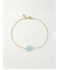 Pippa Small 18k Yellow Gold Aquamarine Bracelet Designer Logo Luxury Fine Jewelry Diamond Pave Signet Wedding Rings for Couple Creative Large