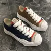 mmy maison mihara peterson og bara yasuhiro skor duk sneakers svart vit grå gula mens tränare utomhus sko lågskurna designer skor 36-45