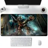 Pads Bioshock Mouse Pad Large Gaming Mousepad PC Gamer XXL Computer Office Mouse Mat Silicone Keyboard Mat Desk Pad Laptop Mausepad