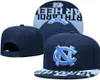 2024 All Team Fan's USA College Baseball réglable Caroline du Nord Tar Heels Chapeau sur le terrain Mix Taille de commande Fermée Flat Bill Base Ball Snapback Caps Bone Chapeau A2