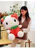 2024 Factory wholesale 22cm Hello Strawberry Katie Cat Plush Toys Anime Around Dolls Children's Gift