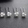 Hair Clips 6PCS Fashion U-shaped Pin Barrette Clip Hairpins Simulated Pearl Bridal Tiara Accessories Wedding Hairstyle Design Tools