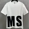 Designer MSGM Hommes T-shirts Femmes Designer C1 MSGM T-shirts Cotons Tops Homme Chemise décontractée Vêtements de luxe Street Shorts Manches Vêtements CHD2403012-12