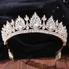 Pinces à cheveux diadème de couronne de cristal baroque avec peigne strass bal princesse diadème diadèmes et couronnes pour femmes mariée accessoires de mariage