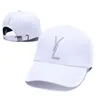 Klasyczny Y SLM Letter Hat Luxury Designer Men's and Women's Tattoo Logo Y Cap Baseball Cap