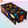 Free Ship Outdoor Activities 9x4x2mH (30x13.2x6.5ft) custom made printed inflatable haunted house maze tag arena sport game for Halloween