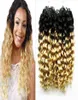 Бразильские глубокие вьющиеся волосы с микропетлей 1 г вьющиеся омбре Наращивание человеческих волосsi T1b613 200 г 1gs 200-х годов наращивание волос с микропетлей девственницы9123898