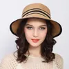 Berets Terrific Women Straw Hat Lightweight Practical Round Bow Decor Sunscreen Fisherman
