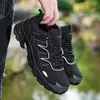 Men Women Athletic Running Shoes Comfort Lace-Up Grey Black Blue Shoes Mens Women Trainers Sports Sneakers Size 36-46 GAI