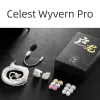 Hoofdtelefoon Kinera Celest Wyvern Hifi Microfoon Headset 10mm LCP Diafragma Dynamische eenheid Muziekspel Sport Ear buoed met 0,78 mm 2pin oortelefoon