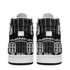 Chaussures de sport personnalisées Trump sneaker chaussures de basket-ball chaussures Trump écharpe modèle personnalisé hommes femmes chaussures de course chaussures de plein air noir blanc or bleu plus grande taille 36-48