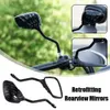 Ny ny ny motorcykelskelett Skull Hand Claw Shadow Side Mirror Montering för 8mm 10mm eftermontering av bakspeglar X5D2