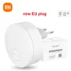 Controle EU-stekker xiaomi Linptech WIFI Zelfstroomgenererende draadloze deurbel Werk Mijia APP Smart Control Geheugenfunctie AC 110240V