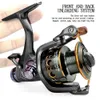 Boat Fishing Rods Fishing Reel Carp Spinning Reel Front and Rear Brake System Metal Spool Fishing Reels Tools Accessories YQ240301