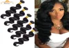 Nertsen Braziliaans maagdelijk haar Body Wave Bundels van echt haar 100 onverwerkte Body Wave haarinslagweefsels 8A Cambodjaans Indiaas Mongools 7672032