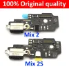 Controle 100% original para xiaomi mi mix 2s 2 s mix2s dock conector carregador usb porta de carregamento placa de cabo flexível com microfone micro