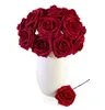 Venta de flores de rosas artificiales de espuma coloridas wStem DIY ramos de boda ramillete muñeca flor tocado centros de mesa hogar Pa4408989