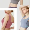 Outfits Sportbeha Crop Tops Vest Push Up Gym Fiess Actieve bh's Sexy yogapak Vrouwelijke sportkleding Slijtage Rekbaar Dames Zwart