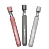 HORNET Portable Metal One Hitter Bat Spring Pipe 78MM Aluminium Snuff Snorter Tube Herb Cigarette Dugout Pipes Smoking Accessories New