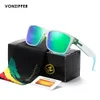 Brand VONZIPPER Men Classic Square Polarized Sunglasses Ultra Light Driving Fishing Shades Women Outdoor Cycling Sports Eyewear 240220