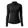 Définir la veste de yoga Femmes grande taille yoga entraînement Sport manteau Fitness veste Sport séchage rapide vêtements de Sport solide fermeture éclair sweat Sportwear vente chaude col à manches longues 0